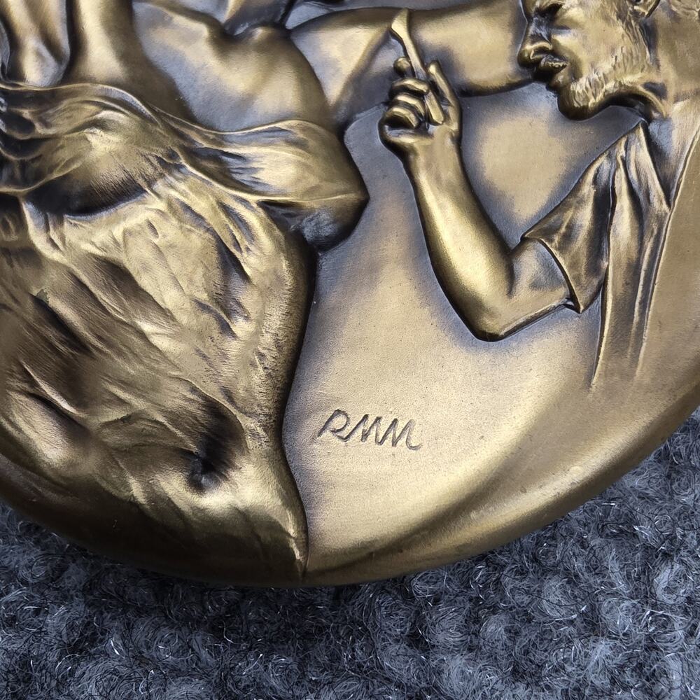 Vintage Brookgreen Gardens South Carolina Bronze Medal Sculpture 1999 Art - Picture 4 of 10